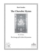 Cherubic Hymn SATB choral sheet music cover